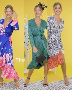 13K views · 51 reactions | Wrap it up, wrap it in  Here are our fave wedding guest wrap dresses  | SilkFred.com | Facebook