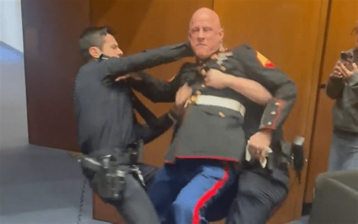 Protester, 3 Capitol Police officers treated for injuries after scuffle in Senate hearing room