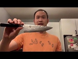 Testing the Shun knife!