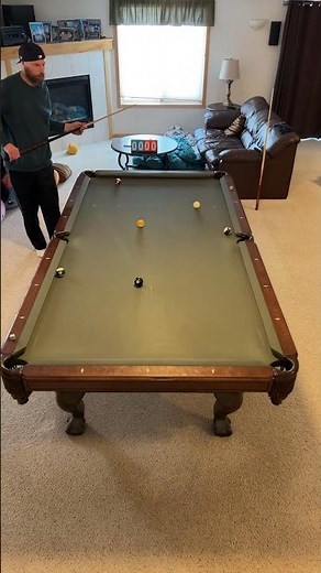 Live Highlight Reverse Bank Shot Perfect Setup