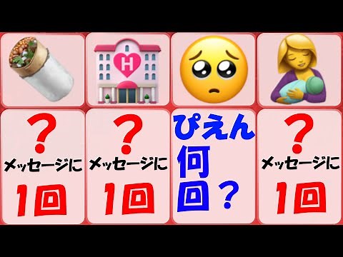 【比較】よく使われる顔文字・スタンプ