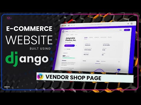 Vendor Shop Page In E-commerce Website using Django | EP. 57