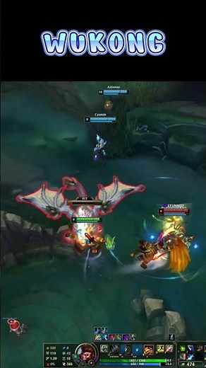 WUKONG JUNGLE IS TOO OP 🌪💥 #leagueoflegends #gaming #wukong