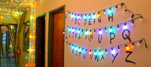 DIY Stranger Things Alphabet Wall LEDs | Woodland
