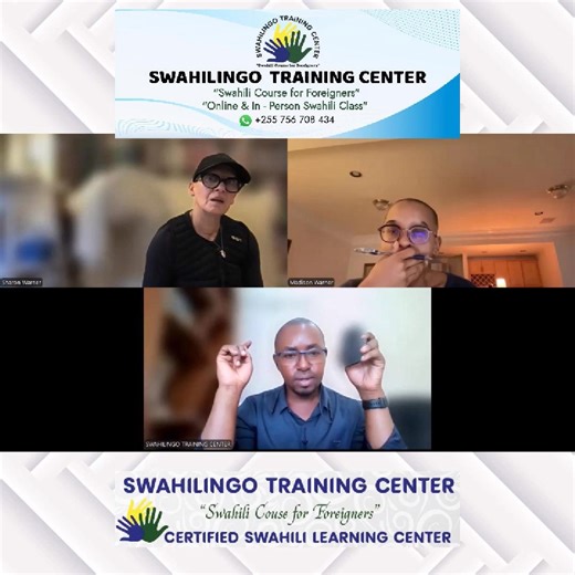 @swahilingo_center on Instagram: "SWAHILINGO TRAINING CENTER, “Swahili courses for foreigners” 1. WE OFFER SWAHILI CLASS ONLINE AND IN-PERSON: We Offers Swahili courses at different levels, which means that we have something for a. Beginners, b. Intermediate and c. Advanced Swahili learners 2. ONLINE SWAHILI CLASS: Wherever you feel comfortable. You will learn Swahili online on the computer, tablet or smartphone with experienced native- speaking teachers in a virtual classroom. Whether in privat