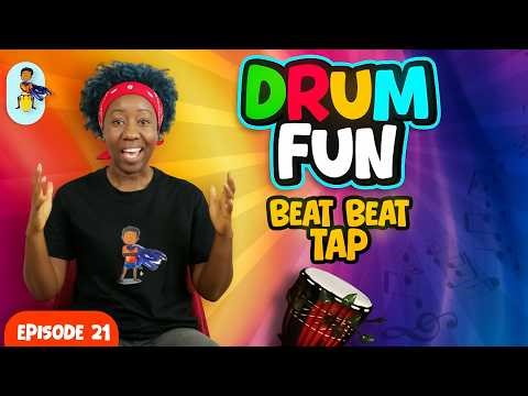 Drum Fun | Daily Drumming for Kids | 3 Minutes of Fun! #djembe #africa #drums #music #earlyyears