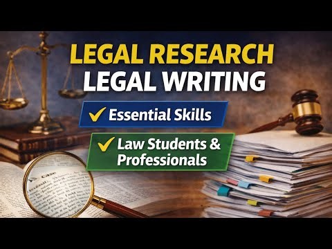 Legal Research and Writing Explained | Core Skills Every Law Student & Lawyer Must Master