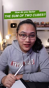 8.5K views · 139 reactions | How do you factor the SUM OF TWO CUBES? Let’s #LearnwithLyqa! #teamlyqa #math #learning #education #algebra | Team Lyqa | Facebook