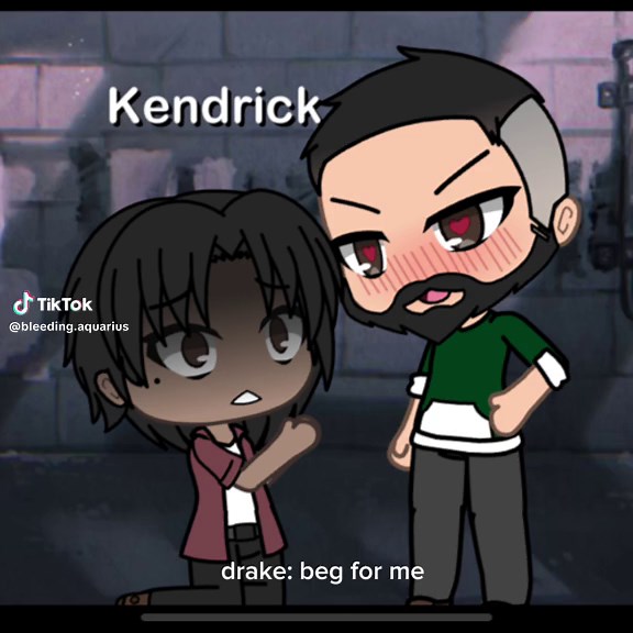 the special fanart i drew for this occasion 🥺 #drake #kendricklamar #drakeandkendricklamar #drakeandkendricklamarbeef #gacha #gaylove #fypage