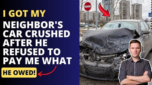 40K views · 390 reactions | Reddit Stories-I Got My Neighbor's Car Crushed After He Refused To Pay Me What He Owed! | Reddit Real Life Stories | Facebook