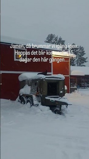 Elverk behövs när det är strömlöst 50kVA