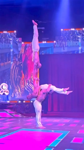 Amazing Three-Man Balancing Act at Garden Bros Circus | Incredible Strength and Skill!
