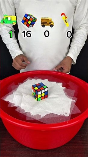 try to guess how many tiuess paper it tooks! what will happend next... #water #waterexperiment#asmr