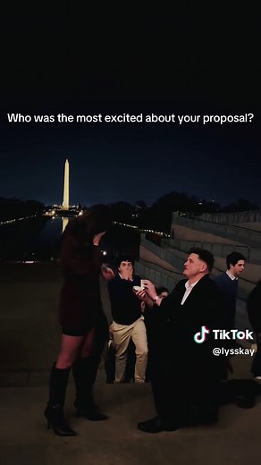 Memorable Proposal at Lincoln Memorial