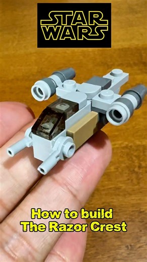 How to build The Razor Crest #lego #legostarwars #moc #howto