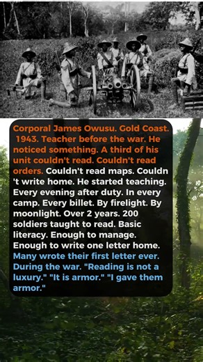 He Taught 200 Soldiers to Read — During the War — While Fighting