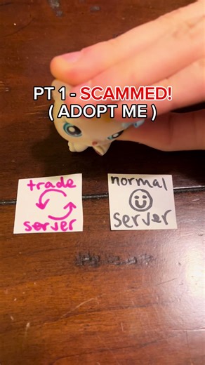 ADOPT ME SCAM - PT 1 #lps #littlestpetshop #funny #skit #adoptme | adopt me