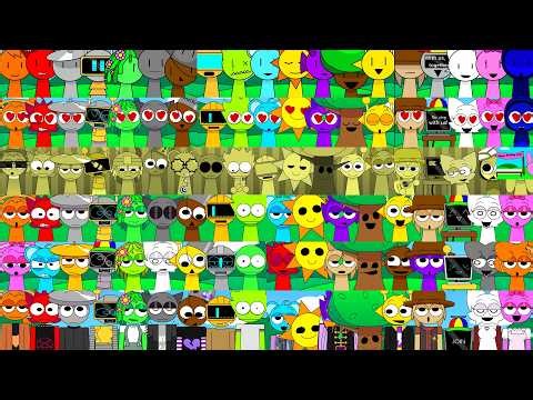 SPRUNKI BUT ALL PYRAMIXED VERSIONS IN ONE VIDEO