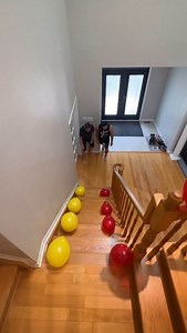 That flip though 👀 parkour balloon race! | Nick Pro