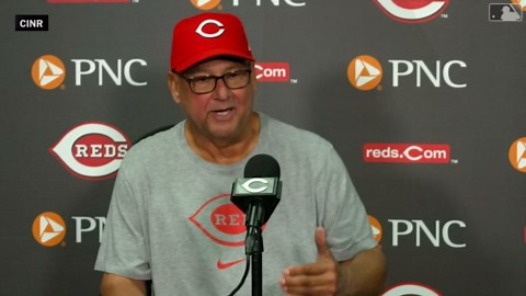 Terry Francona speaks on the Reds' 6-5 win