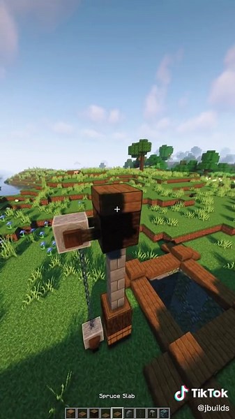 How to Build a Minecraft Crane | Tutorial