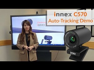Innex C570 Conference Cam- Demo Auto-Tracking, Auto-Framing & E-PTZ | FunTech Innovation
