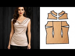 Draped Blouse Pattern Step-by-Step | DIY How-To (2025)