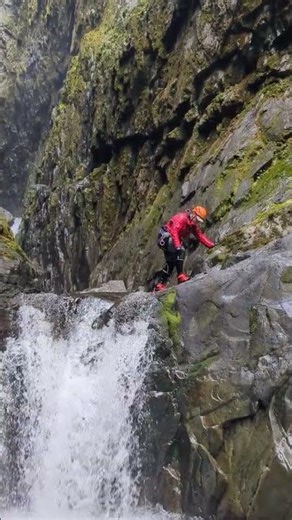 super slippery jump! beautiful gorge