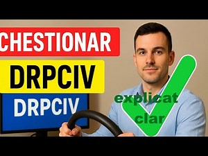DRPCIV 2026 car questionnaire explained, don't miss it! Everything you need for your license, exp...