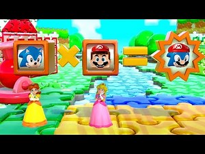 Super Mario Party - Daisy vs Peach vs Mario vs Yoshi (Master CPU)