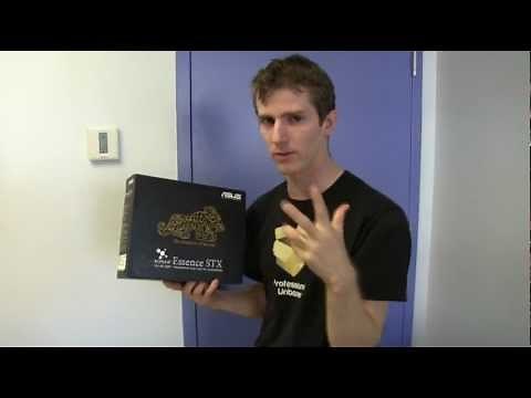 ASUS Xonar Essence STX Premium Amped Sound Card Unboxing & First Look Linus Tech Tips
