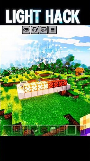 Minecraft Light Hack Tutorial #viral #shorts