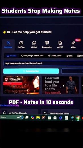 This AI Makes Short Notes From Any PDF or lecture #notes #ai