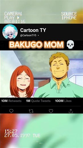 BAKUGO MOM 💀🤣 |#anime #myheroacademia #mha #shorts