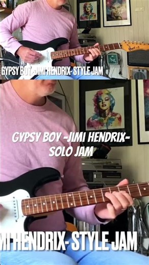 🎧Gypsy Boy - Jimi Hendrix - Backing Track Solo Jam🎧