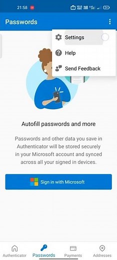 enable authenticator screen capture #authenticator #microsoft @Microsoft @MicrosoftWindows
