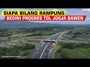 Section 1 of the Jogja–Bawen Toll Road is 80% Complete! The Flyover Over the Mataram Canal Has Be...