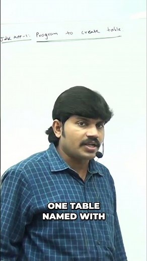 Create Employee Table with JDBC: First Java SQL Program #shorts