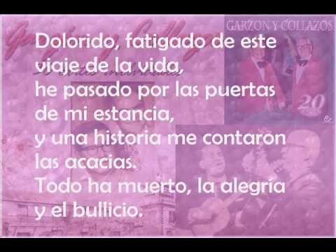 Garzon y Collazos - Las acacias (Letra)