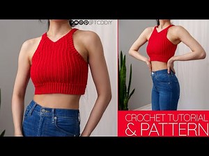 How to Crochet: Crop Top | Pattern & Tutorial DIY