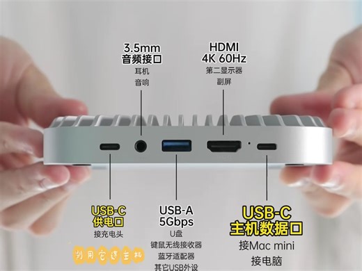 Mac mini扩展坞硬盘安装使用教程