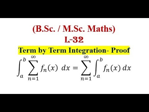 Term by Term Integration | Integrability preserves under Uniform Convergence of Series of Functions