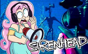 [VannaMelon] FLUTTERCHAN plays SIRENHEAD - (With a Megaphone)