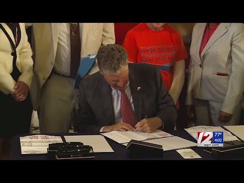 McKee to sign gun control bills into law Tuesday