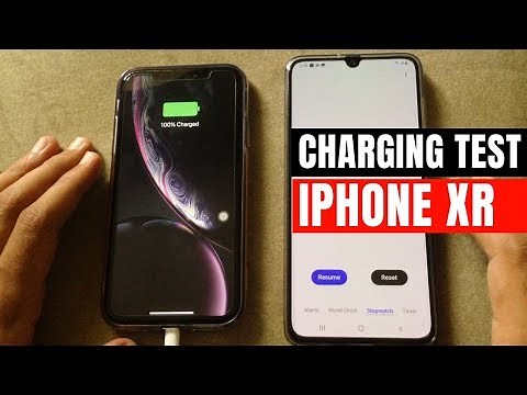iPhone XR - Charging Test (0% - 100%)