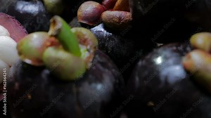 Purple mangosteen a queen of tropical Fruit