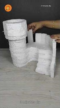 waterfall fountain, very light weight home made waterfall fountain making ideas step by step.