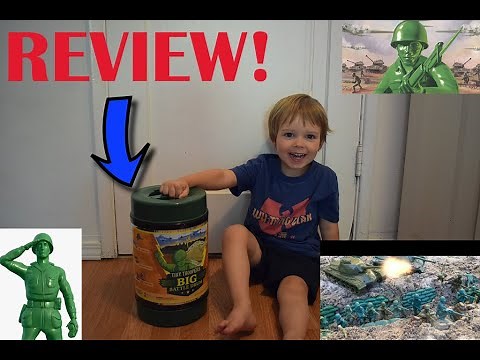 Tiny Troopers Army Men Battle Drum Unboxing, Playthrough and Review!