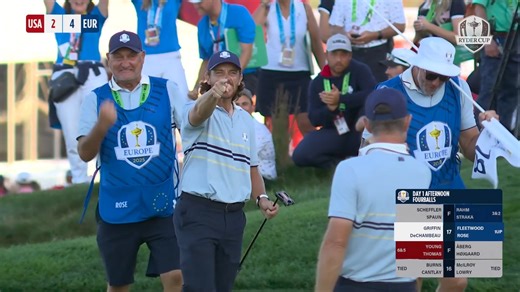 Highlights from a solid day's work from Team Europe 📺 | Ryder Cup Europe