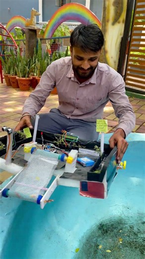 Floating Garbage Collector | Student Innovation for Cleaner India | Nirmala Convent School, Pune.
